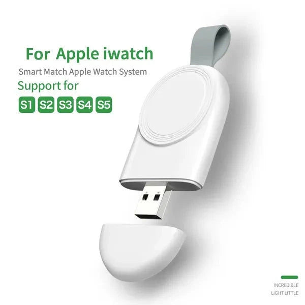 Elektroniktrade Tragbares kabelloses Magnet Ladegerät für Apple Watch Series 1/2/3/4/5/6/SE Elektroniktrade Switzerland