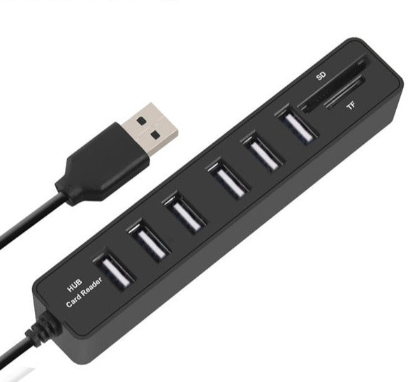 Elektroniktrade USB 3.0 Multi Hub 6x USB 3.0 & Kartenleser SD/MicroSD Elektroniktrade Switzerland