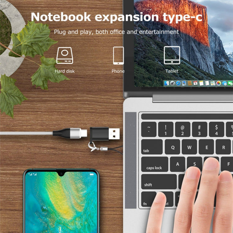 Elektroniktrade USB 3.0 zu Typ C / USB-C Adapter (Silber) Elektroniktrade Switzerland