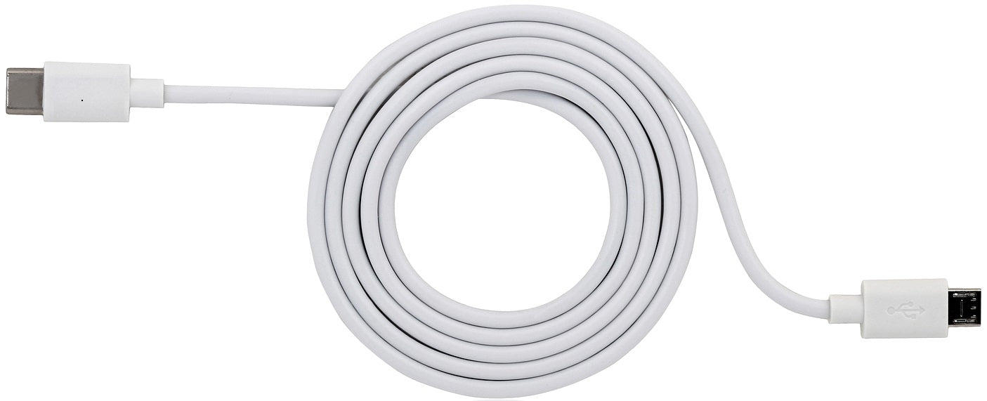 Elektroniktrade USB-C auf Micro USB Kabel 1m Weiss elektroniktrade Switzerland