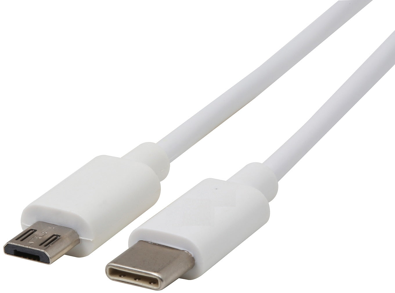 Elektroniktrade USB-C auf Micro USB Kabel 1m Weiss elektroniktrade Switzerland