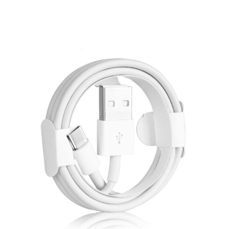 Elektroniktrade USB-C Lade & Daten Kabel für Android Geräte 1m in Weiss Elektroniktrade Switzerland
