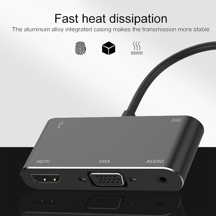 Elektroniktrade USB-C / Typ C zu HDMI / VGA / USB 3.0 / PD-Konverter Elektroniktrade Switzerland