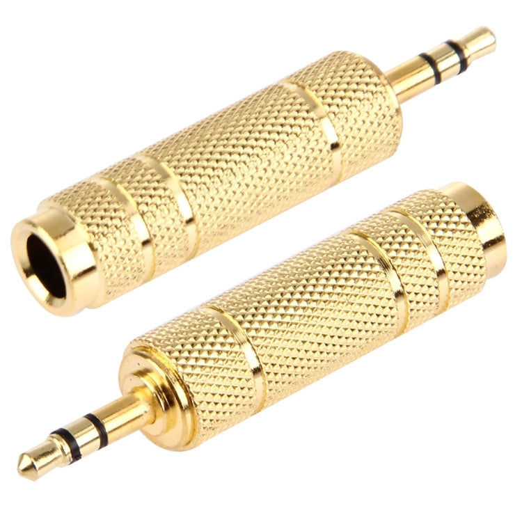Elektroniktrade Vergoldeter 3,5-mm-Stecker an 6,35-mm-Stereo-Buchsenadapter Sockeladapter Elektroniktrade Switzerland