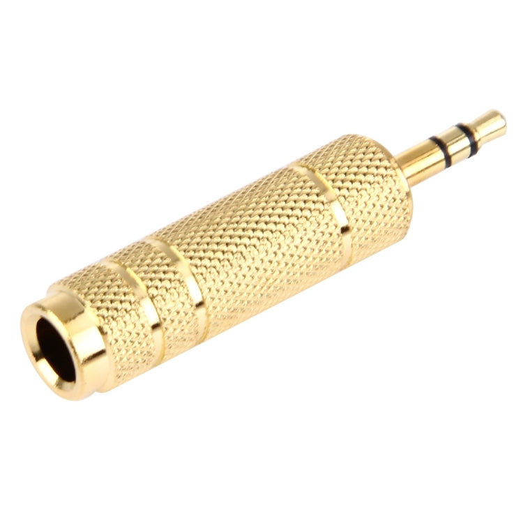 Elektroniktrade Vergoldeter 3,5-mm-Stecker an 6,35-mm-Stereo-Buchsenadapter Sockeladapter Elektroniktrade Switzerland