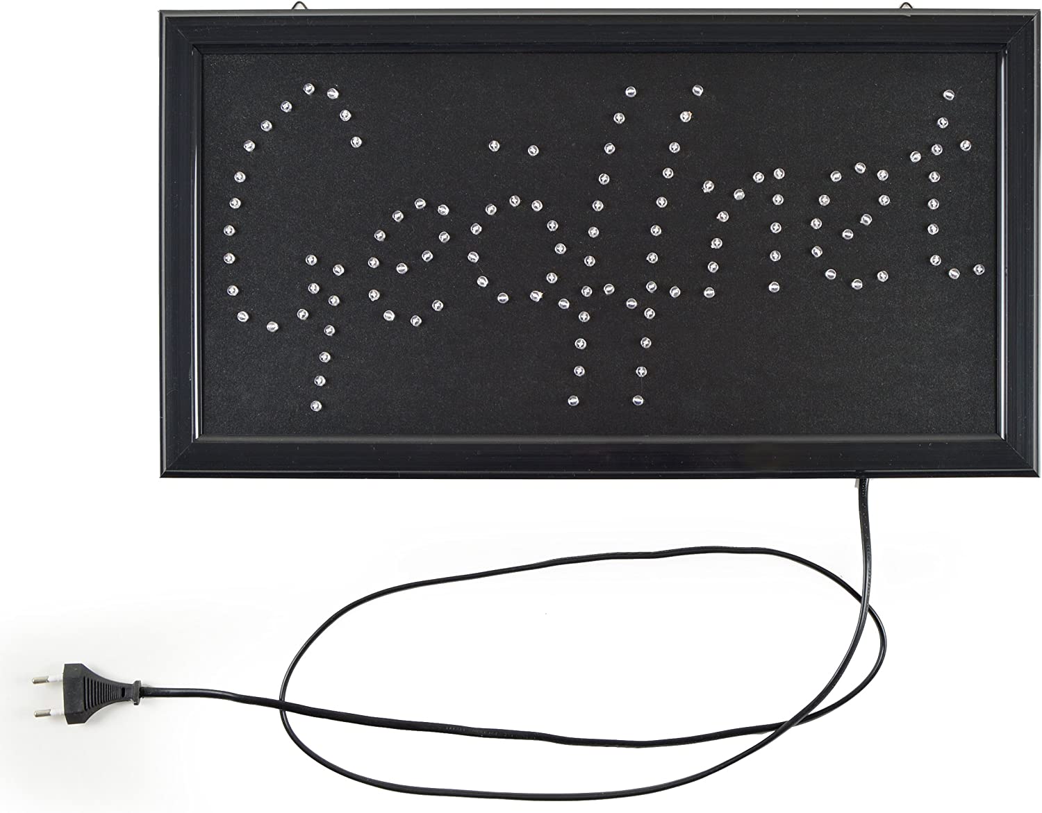 Elektroniktrade Werbeschild Led Schild Leuchtreklame Motiv Geöffnet Rot/Blau Elektroniktrade Switzerland