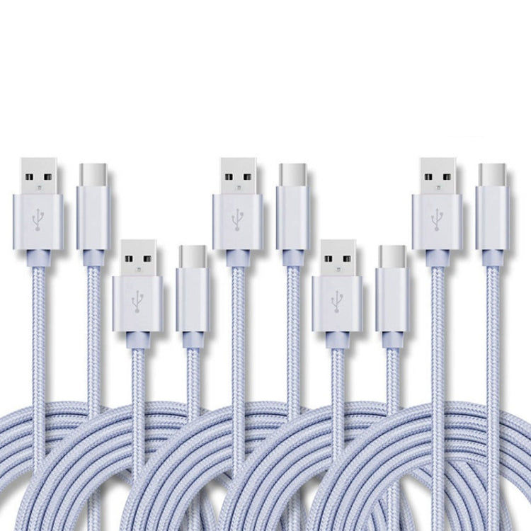 eTrade USB-C Nylon geflochtenes Daten & Ladekabel 2m Lang Elektroniktrade Switzerland