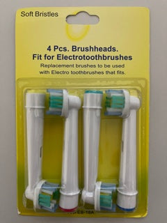 4 PCS Ersatz 3D WHITE Bürstenköpfe für die elektrische Zahnbürste Oral-B EB-18A | #Elektroniktrade.ch#