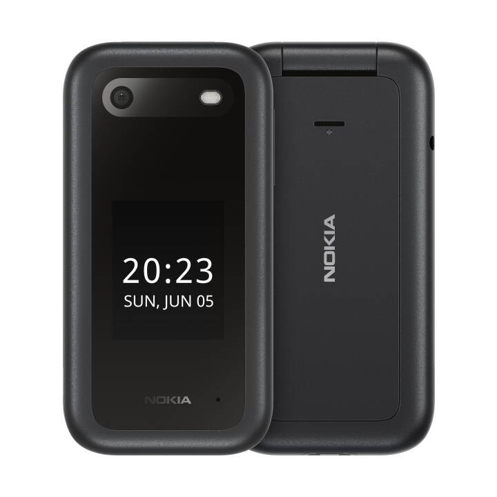 NOKIA 2660 Flip (128 MB, 2.8", 0.3 MP, Schwarz)