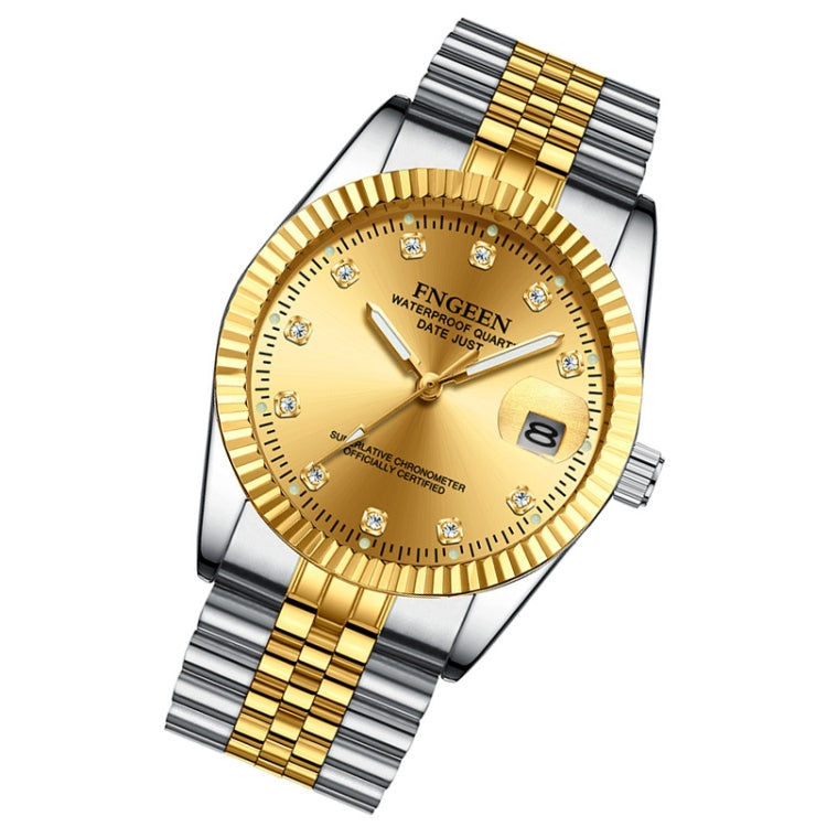 FNGEEN FNGEEN 7008 Herren Mode Diamant Zifferblatt Uhr Paar Uhr Elektroniktrade Switzerland