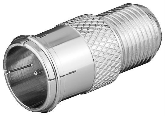 Goobay F-Adapter: F-Stecker (Quick) > F-Buchse elektroniktrade Switzerland