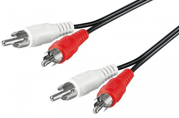 Goobay Stereo-Audiokabel 2x Cinchstecker auf 2x Cinchstecker elektroniktrade Switzerland