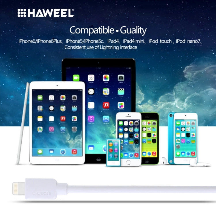 HAWEEL 2m/3m Synchronisation & Ladekabel für iPhone, iPad (weiß) elektroniktrade Switzerland