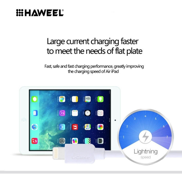 HAWEEL 2m/3m Synchronisation & Ladekabel für iPhone, iPad (weiß) elektroniktrade Switzerland