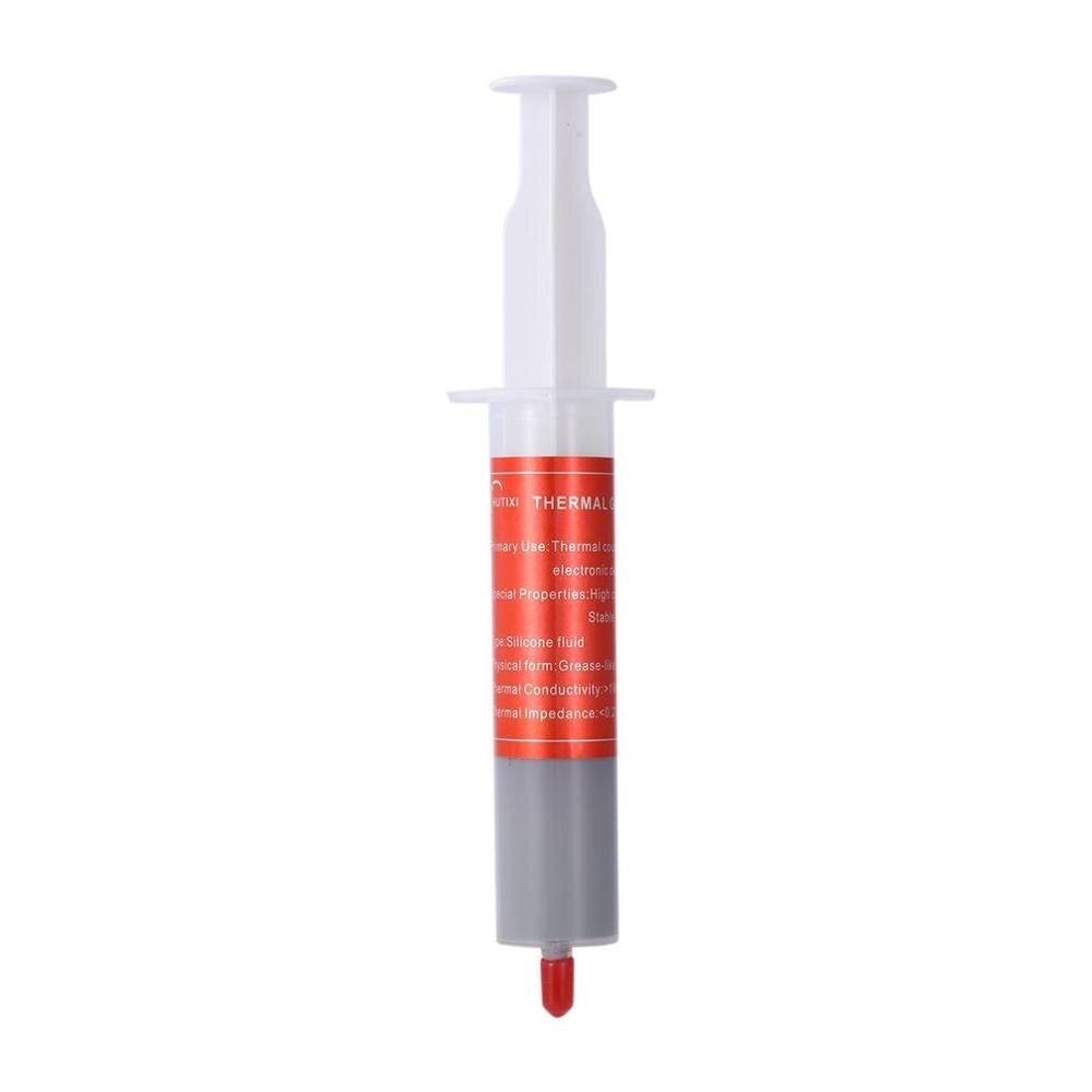 Wärmeleitpaste, Metalloxydpulver Grau, 30ml-Spritze | #Elektroniktrade.ch#