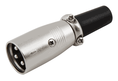 HOLLYWOOD Mikrofon XLR-Stecker HOLLYWOOD 3-polig, Metall Elektroniktrade Switzerland