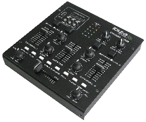IBIZA 2-Kanal Mischpult IBIZA "DJM200USB" Bluetooth, USB, Effektgenerator Elektroniktrade Switzerland
