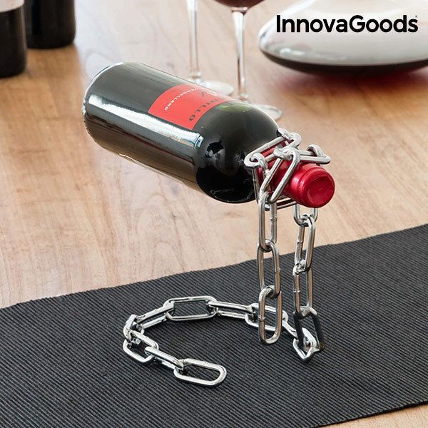 InnovaGoods Sommelier Weinflaschenhalter Schwebende Kette elektroniktrade Switzerland