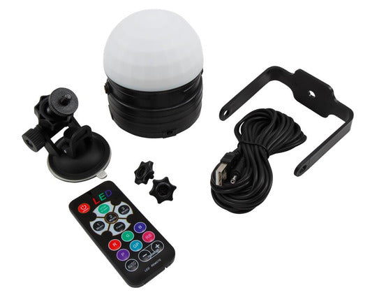 LED-Lichteffekt HOLLYWOOD "LE-025" 7 Farben, 4 Helligkeiten, Musikgesteuert | #Elektroniktrade.ch#