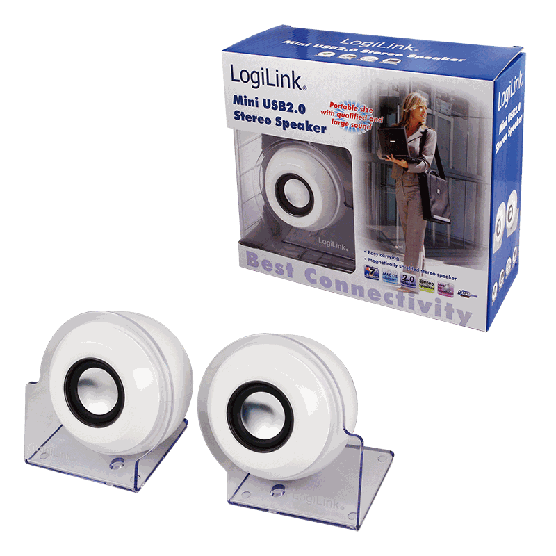 LogiLink LogiLink SP0007 Aktivlautsprecher Stereo 2.0 mit USB Power Elektroniktrade Switzerland