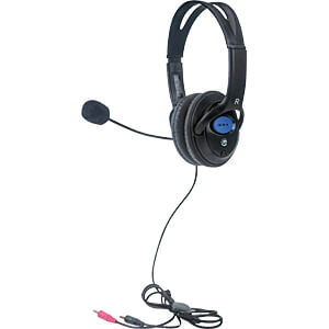 manhattan MANHATTAN 179317 Headset, Klinke, Stereo Elektroniktrade Switzerland