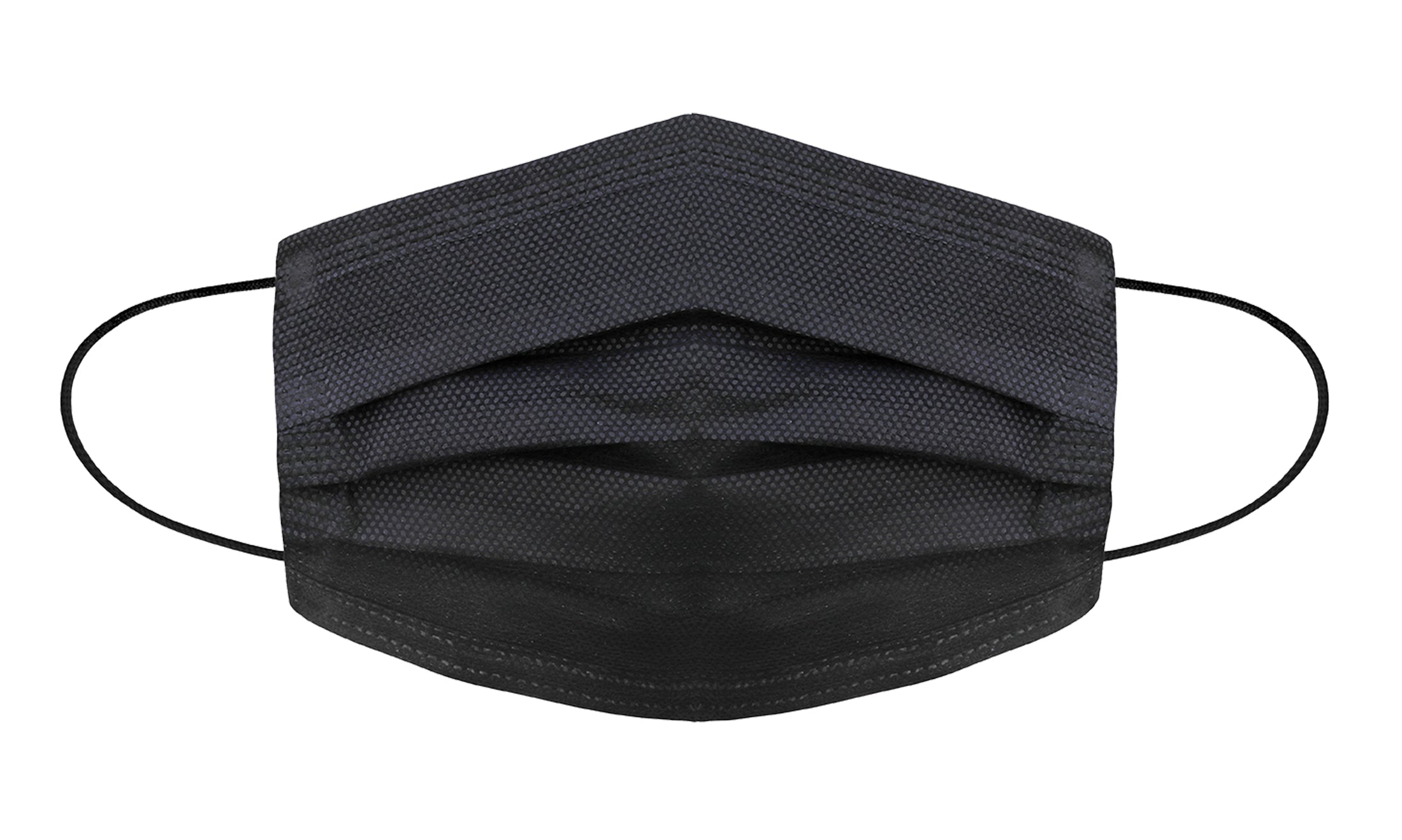 Mundschutz Hygienemasken à 50 Stück Schwarz/Hellblau