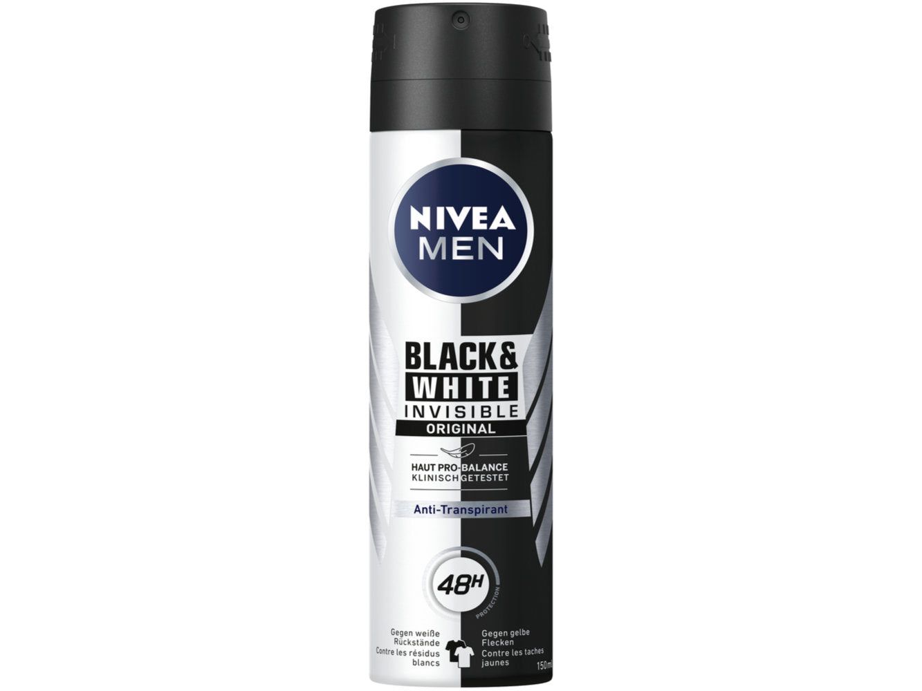 Nivea Nivea MEN Deo Spray Black & White by Robin Schulz 150 ml Anti-Transpirant 48 h Elektroniktrade Switzerland