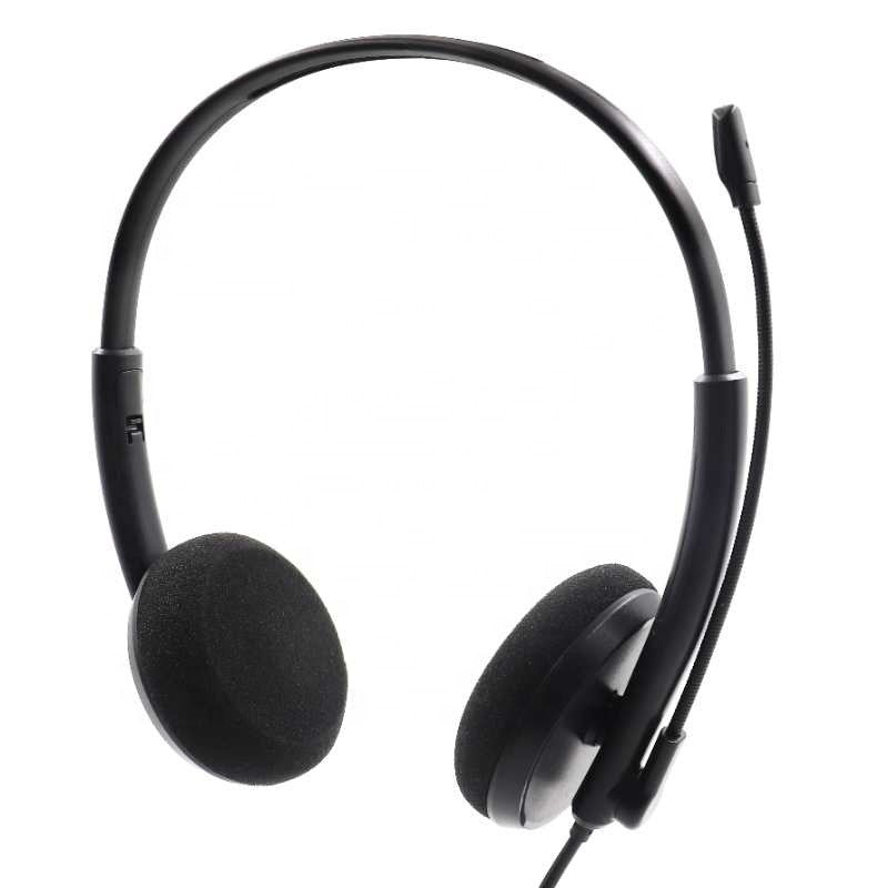 USB PC Headset mit Mikrofon für Callcenter oder Home Office | #Elektroniktrade.ch#