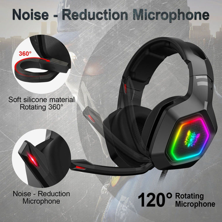 ONIKUMA ONIKUMA K10 Computerspiele Kabelgebundenes Headset mit RGB-LED-Licht elektroniktrade Switzerland
