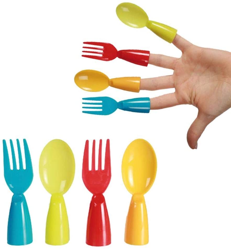 OOTB Kunststoff-Fingerbesteck 4er Set Elektroniktrade Switzerland