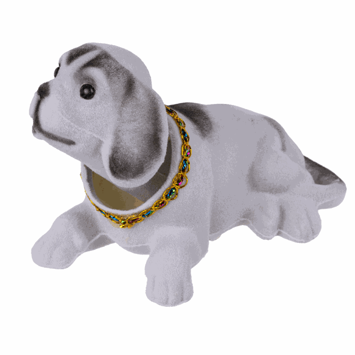 OOTB Wackel-Hund, ca. 12 x 8 cm, 4-fach sortiert Elektroniktrade Switzerland