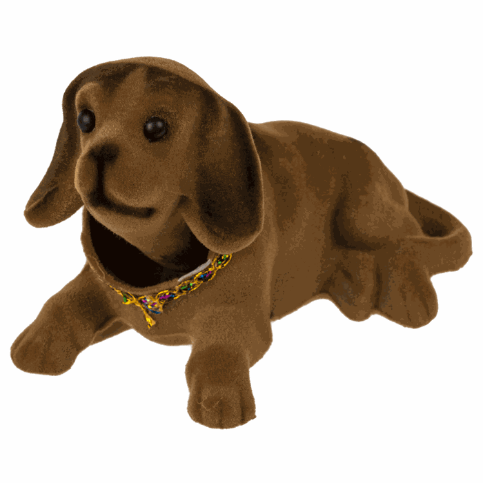 OOTB Wackel-Hund, ca. 12 x 8 cm, 4-fach sortiert Elektroniktrade Switzerland