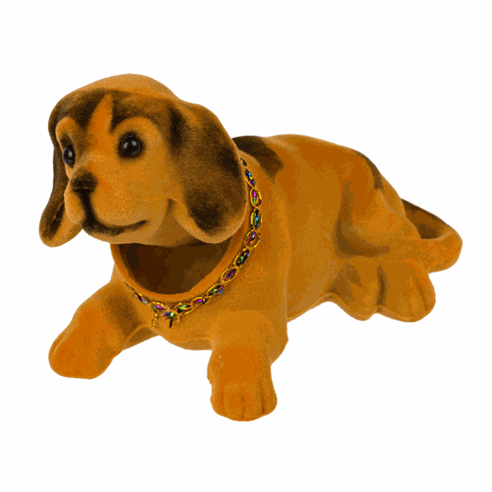 OOTB Wackel-Hund, ca. 12 x 8 cm, 4-fach sortiert Elektroniktrade Switzerland