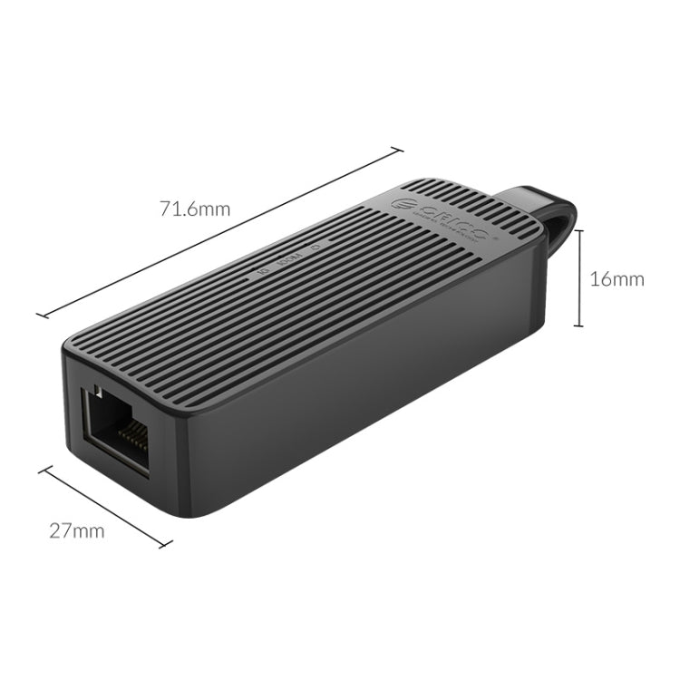 ORICO ORICO UTK-U3-BK USB-zu-Ethernet-Adapter (1000 MBit) Elektroniktrade Switzerland