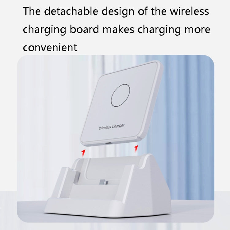 QAFAB 15W Wireless Ladegerät für iPhones & Android Geräte. inkl. Adapter USB-C/Lightning/MicroUSB Elektroniktrade Switzerland