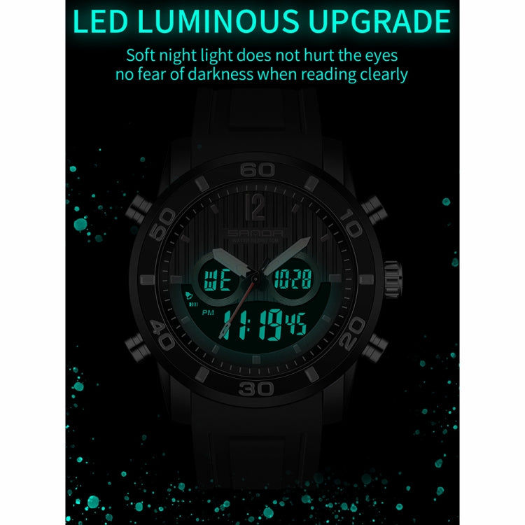 SANDA Sanda 3106 Dual Digital Display Männer Outdoor Sport Uhr Elektroniktrade Switzerland