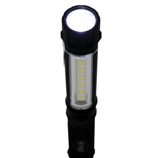 Stableuchte 6+6 COB + 1 Watt LED mit Clip und Magnet | #Elektroniktrade.ch#