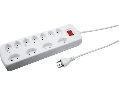 STEFFEN Steckdosenleiste Power Easy 11xT13 1,5m mit Schalter Elektroniktrade Switzerland