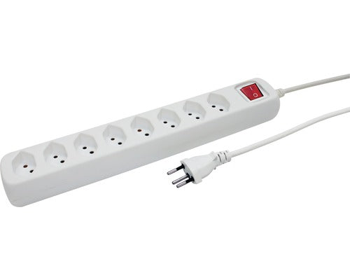 STEFFEN Steckdosenleiste Power Easy 8xT13 mit Resetschalter 1.5 m Elektroniktrade Switzerland