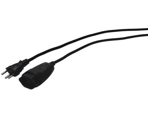 STEFFEN Verlängerungskabel 3x1mm² T12/T13 5m schwarz elektroniktrade Switzerland