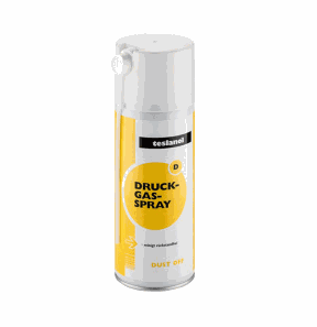 TESLANOL TESLANOL-Spray Druckluft "Dust-OFF" 400ml/200ml-Dose Elektroniktrade Switzerland