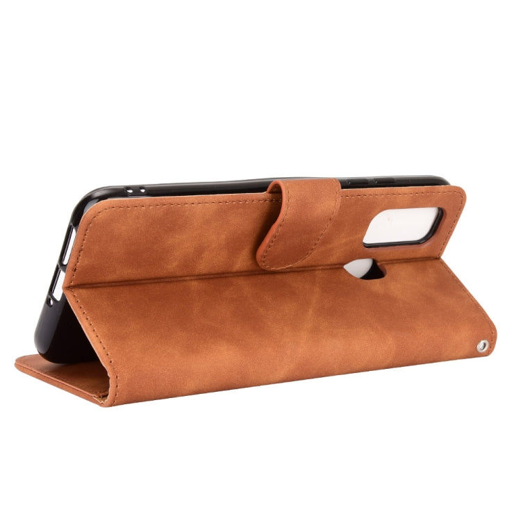 Ulefone Für Ulefone Note 9P Vollfarbiges Hautgefühl Magnetische Schnalle Horizontale Flip-Kalb-Textur PU-Ledertasche mit Halter & Kartenfächern & Brieftasche (Braun) Elektroniktrade Switzerland