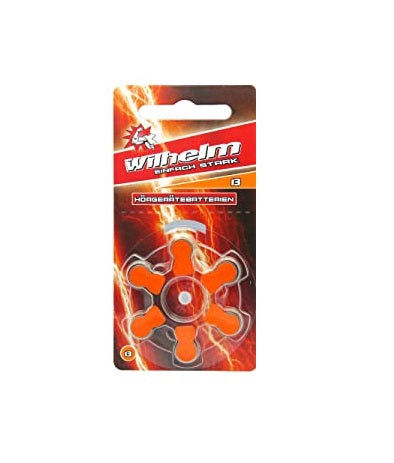 Wilhelm Hörgerätebatterien Typ 13 PR48 ZL2 1,4/1,45 V 6er Pack Elektroniktrade Switzerland