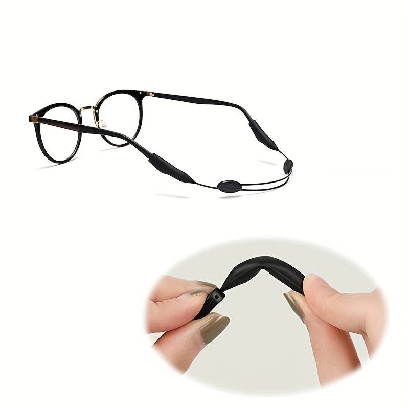 Verstellbares Brillenband Seil in Schwarz