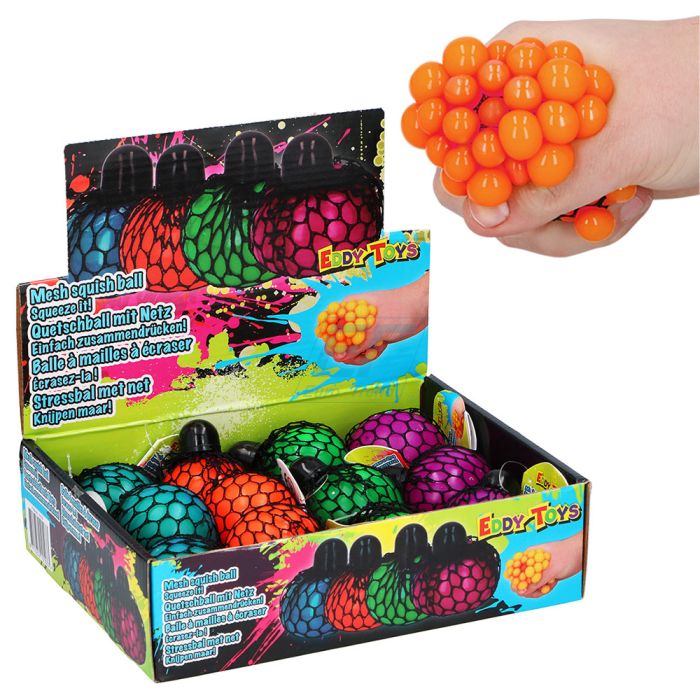 Squish-Ball im Netz ca. 7cm
