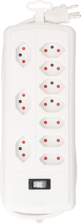 Steckdosenl. Power-Station 7x Typ 13 3x Typ 11 BS ws Scha. 1.5m