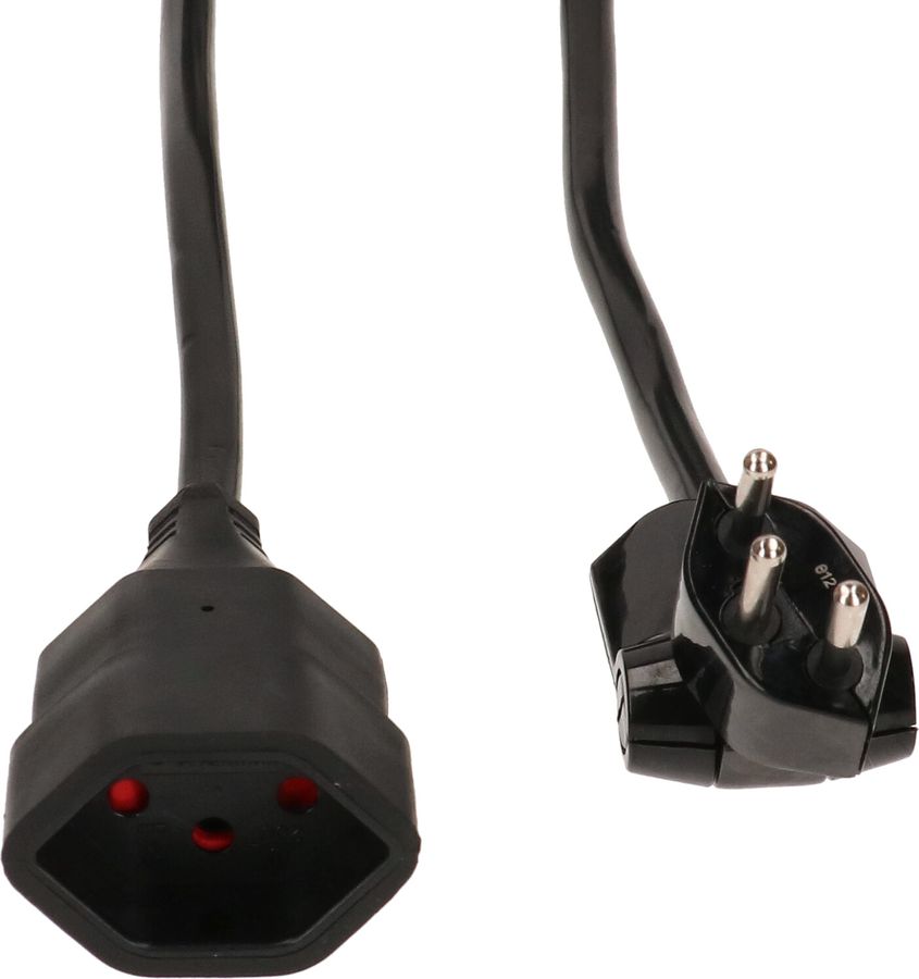 TD-Verlängerung H05VV-F3G1.5 10m sz clip-clap Typ 12 / Typ 13