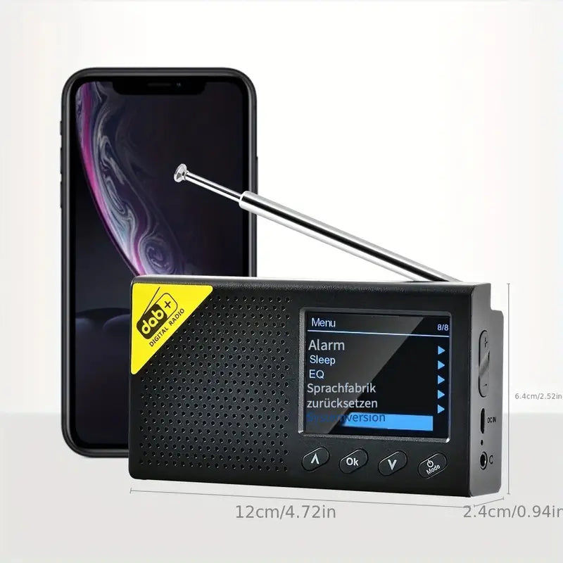 DAB+DIgitales Portables Radio mit grossem Display (wird Bestellt)