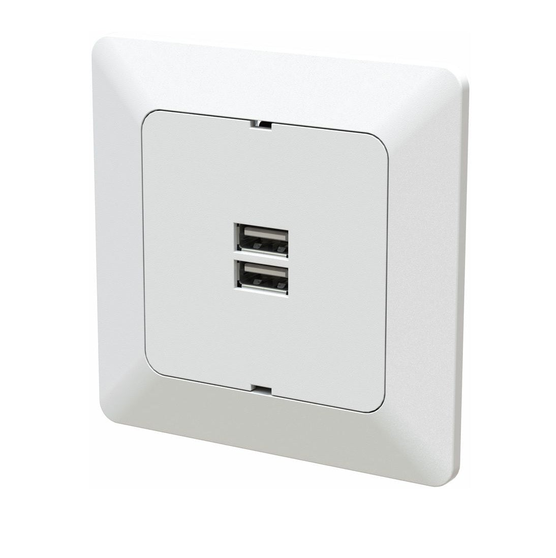 USB Ladesteckdose 3.4A/5VDC UP priamos weiss