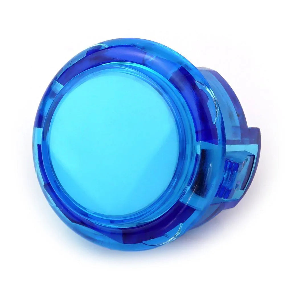 Arcade Button 30mm, transparent blau – Ansicht 1